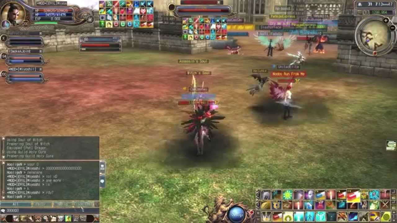 Genesis Last Chaos: PVP fun (witch). :)