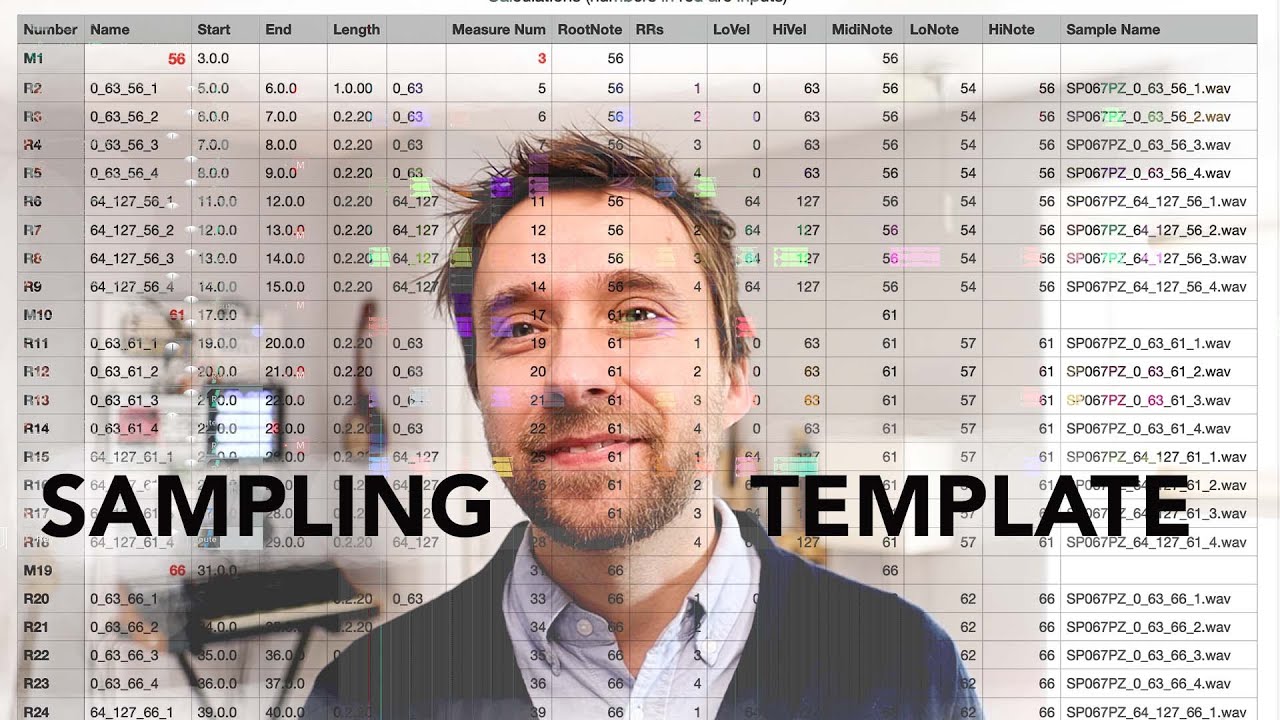 How to make a template for sampling (REAPER, Decent Sampler)