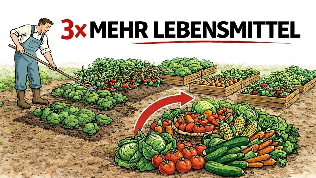 Das System, das kleine Gärten 3x mehr Nahrung produzieren lässt