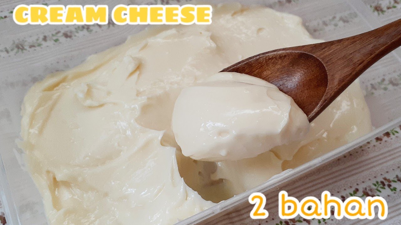 TINGGAL DI KAMPUNG SUSAH CARI CREAM CHEESE ?? BIKIN SENDIRI AJA CUMA 2 BAHAN GAMPANG - HOMEMADE
