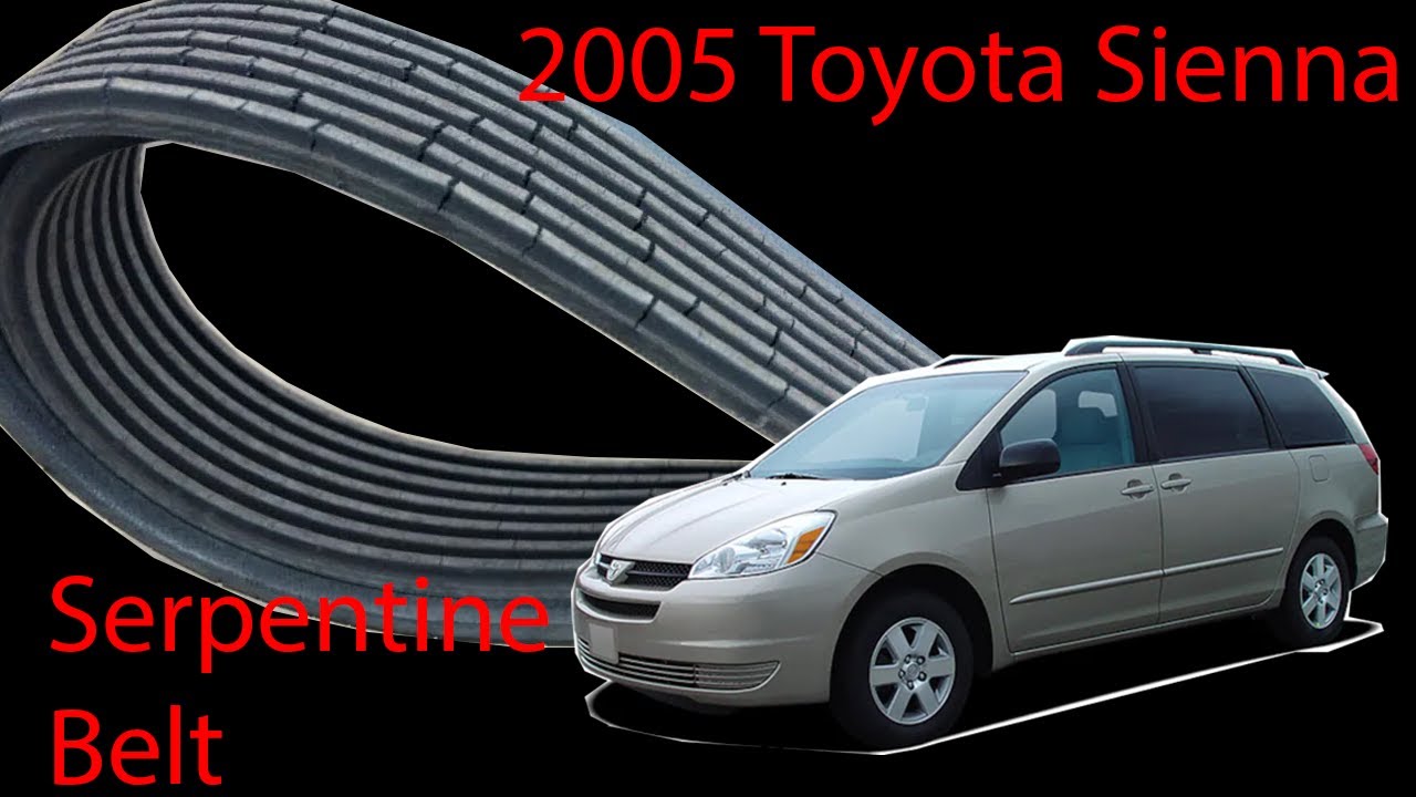 Как устранить шум ремня | Toyota Sienna 2005 года выпуска