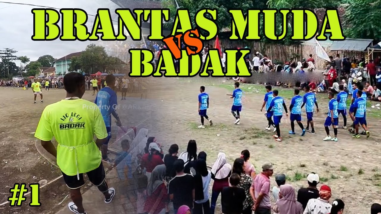 TURNAMEN BOLA KASTI BRANTAS MUDA VS BADAK Part 1 #bolakastimadura #kastibondowoso