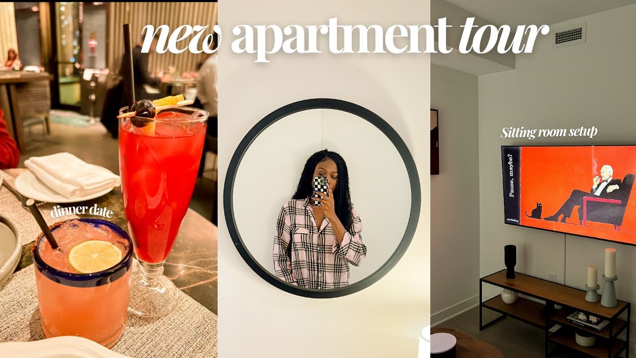 My New Downtown Toronto Apartment Tour | One Week Living Alone + Realistic Set-Up Vlog