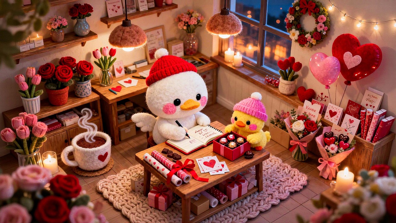A little Valentine with Quackfi 💖| Lo-fi Jazz for Love, Calm Comfort & Sweet Moments
