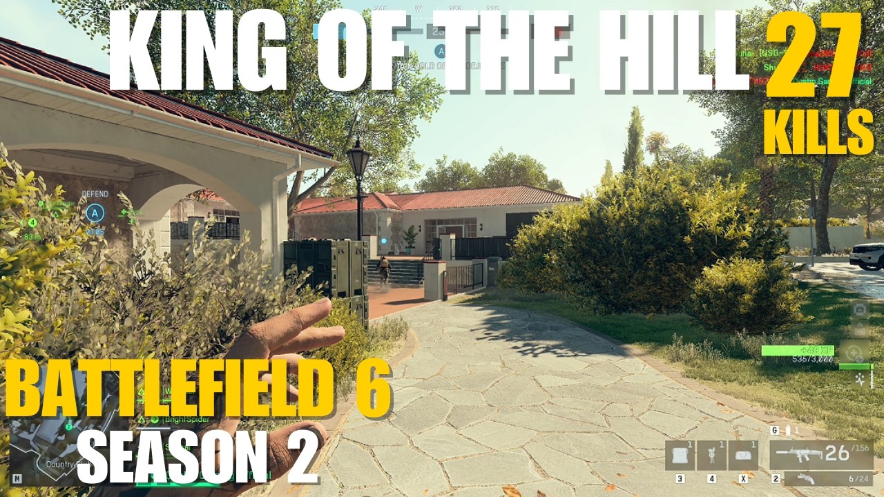BATTLEFIELD 6 - KING OF THE HILL 27KILLS  FULL Gameplay! Eastwood Map! Season 2