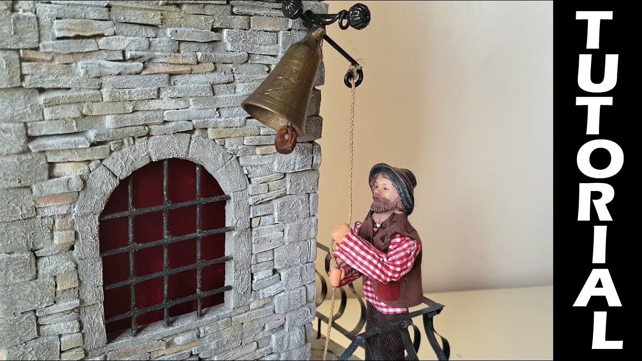 💡 TUTORIAL: Pastore suona la campana 🔔 in movimento ⚙️ - Statuina per Presepe