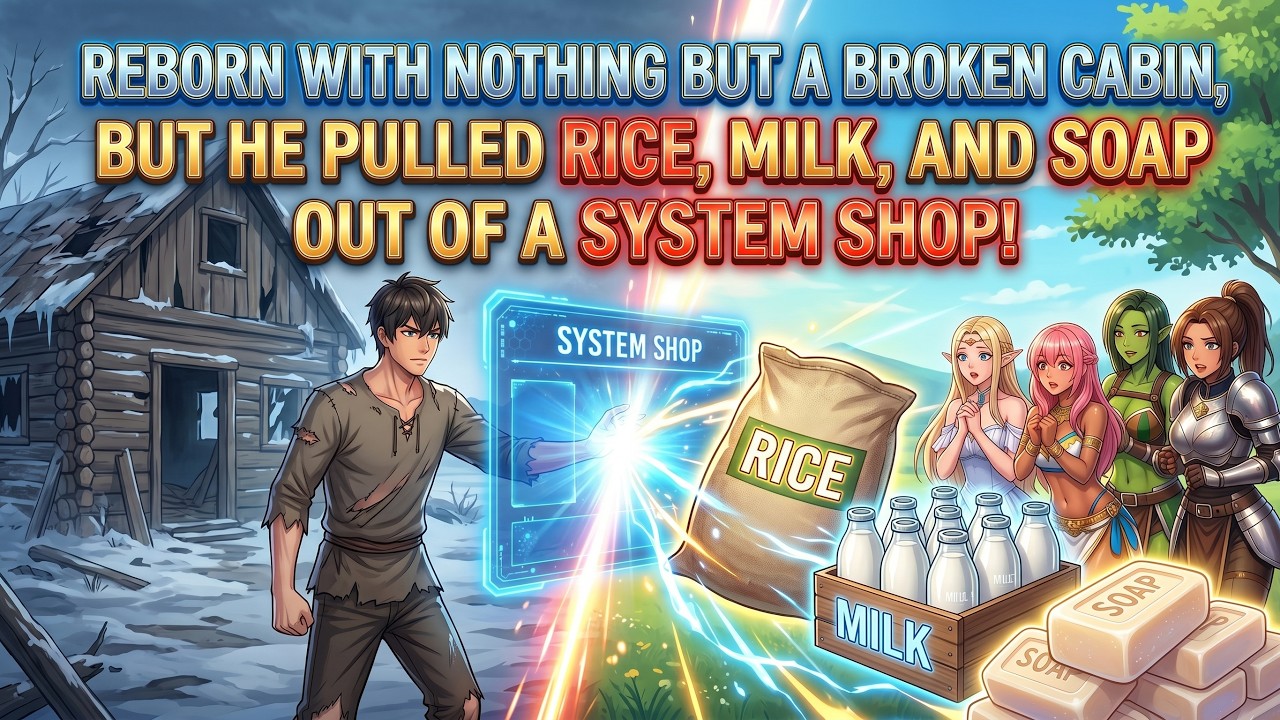 Reborn With Nothing but a Broken Cabin, But He Pulled RICE, MILK and SOAP Out of a SYSTEM SHOP!