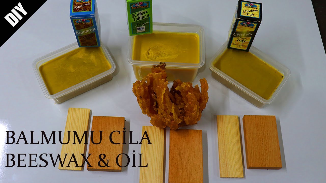 Organik Bal Mumu Doğal Ahşap Cilası - Natural Wax Wood Polish