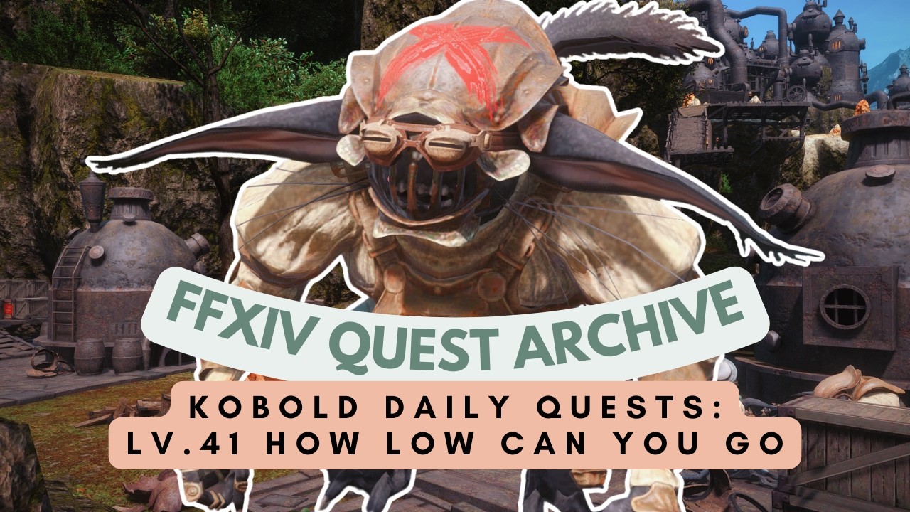 Lv.41 How Low Can You Go | No Commentary | FFXIV Quest Archive