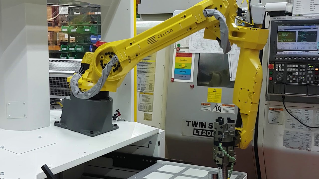 CELLRO Xcelerate X20 an einer Okuma Drehmaschine