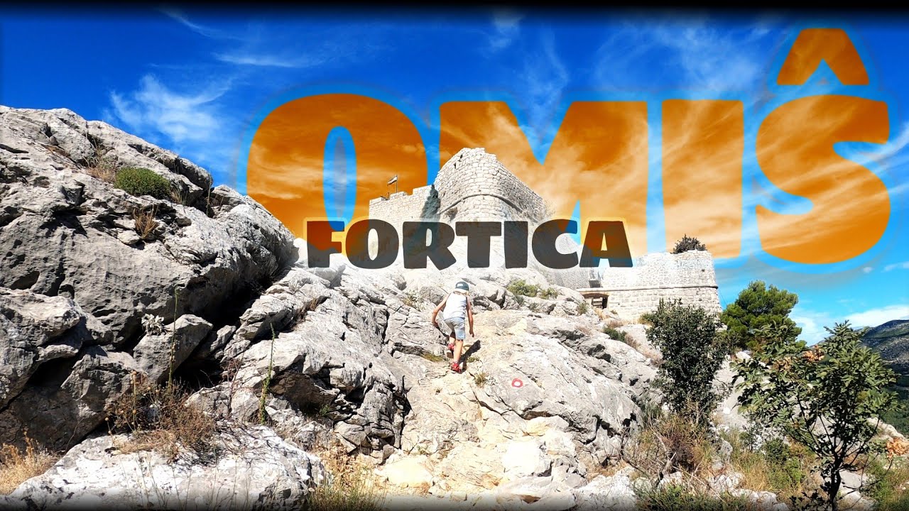 Croatia hike to the spectacular Fortica Starigrad in Omis (the whole route) with kids