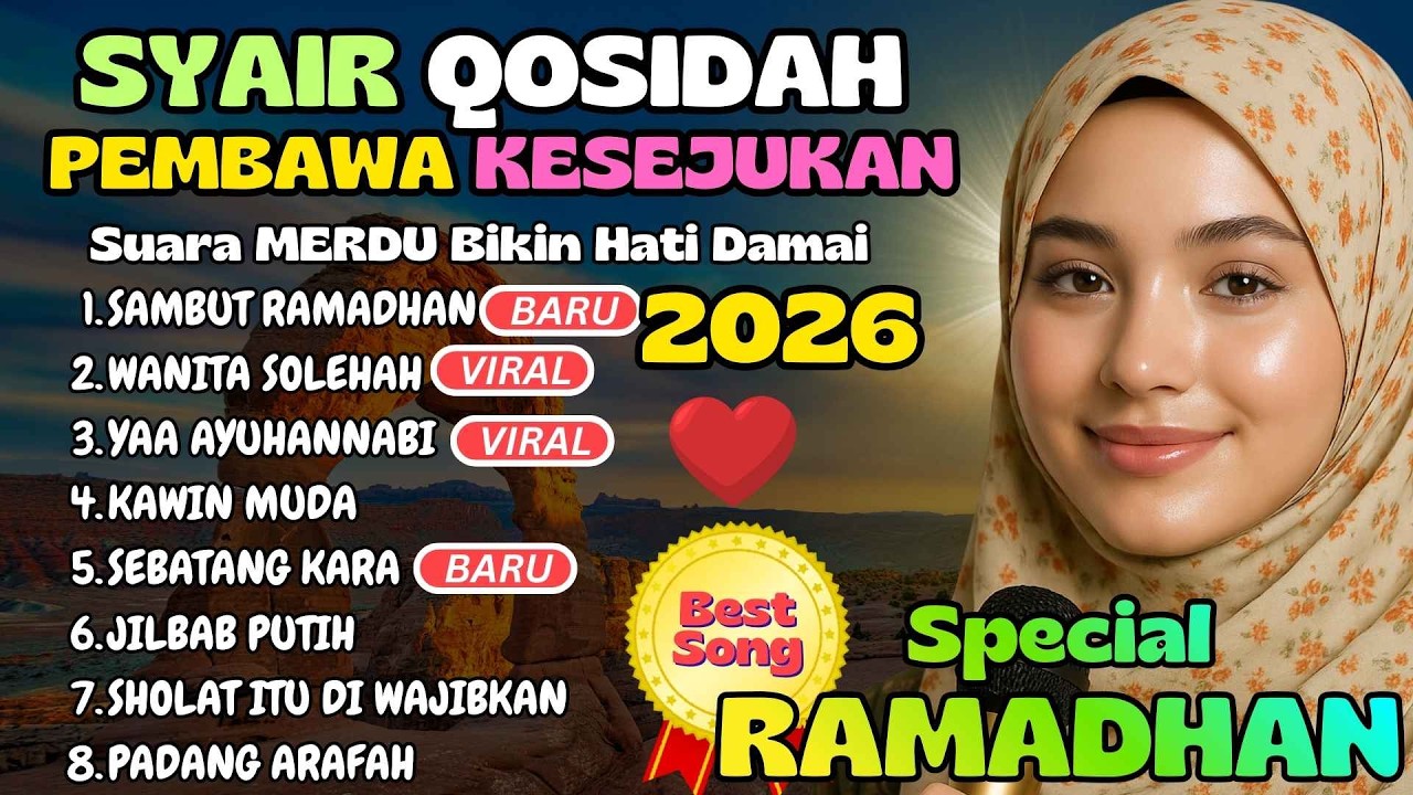 QASIDAH RAMADAN 2026 PALING ENAK DIDENGAR💕 // ALUNAN MUSIK GAMBUS PENYEJUK HATI