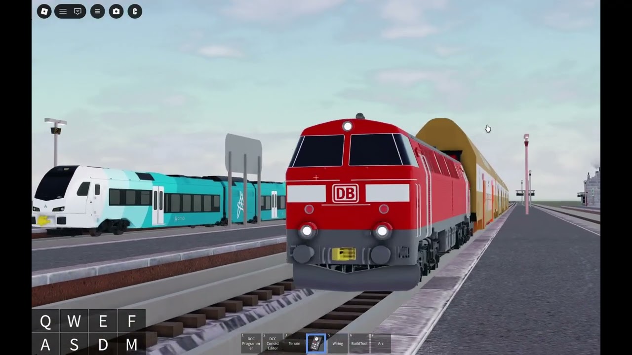 Trains at Steinberg Hauptenbahnhof Treinen op ststion Steinberg Hauptenbahnhof (DE)