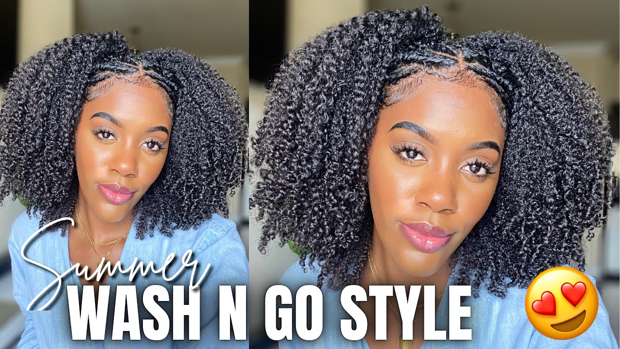 THE PERFECT SUMMER WASH N GO STYLE TUTORIAL | ALL PRODUCTS UNDER $5!!