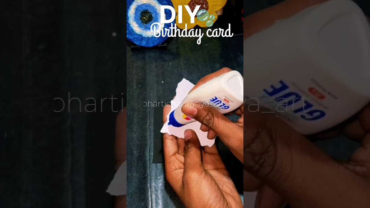 easy birthday card🫧