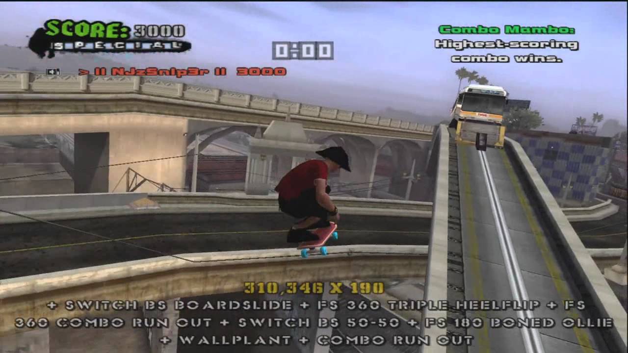 Tony Hawk American Wasteland East L.A Combo