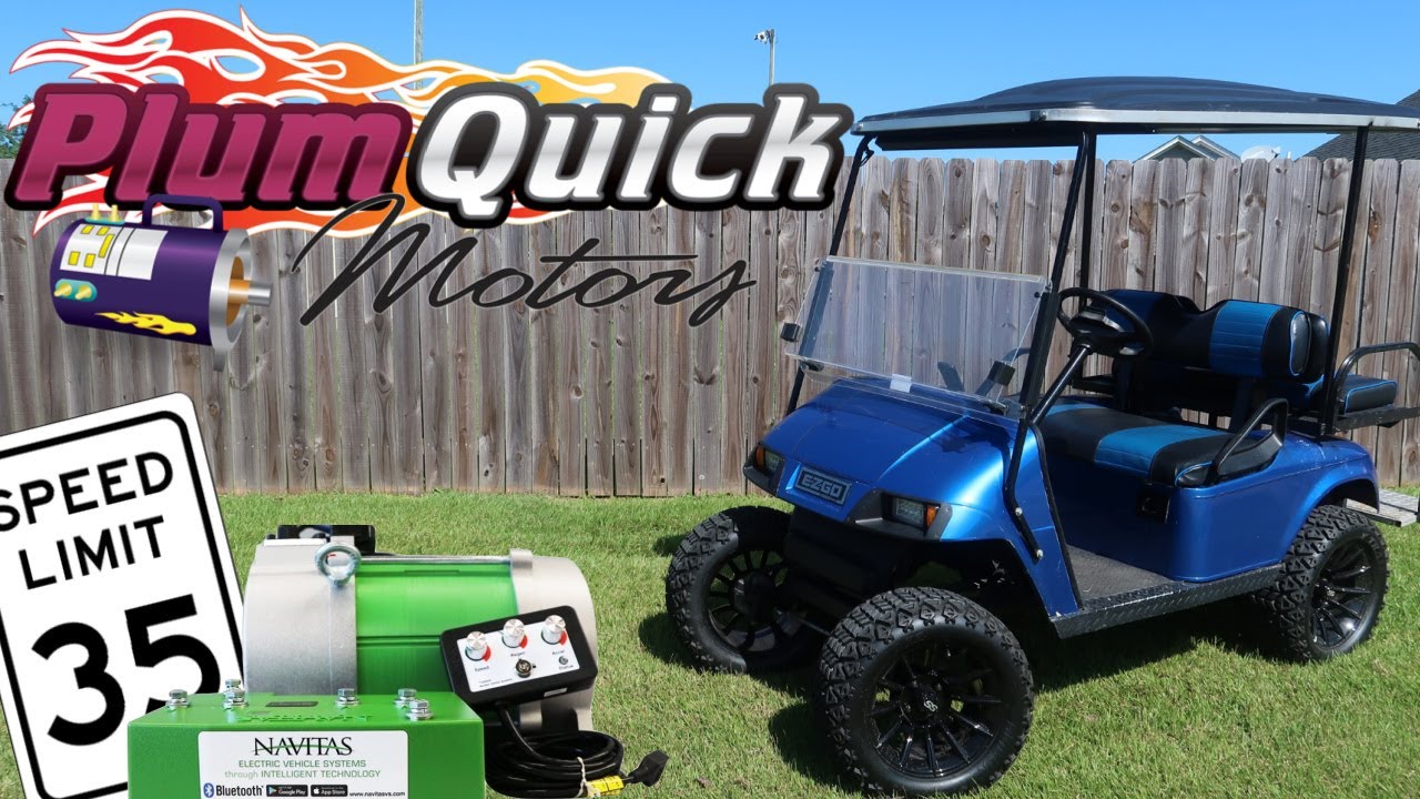 How To Convert EZGO TXT PDS TXT48 to AC Conversion | Navitas TAC 2.0 5KW 600A Motor & Controller