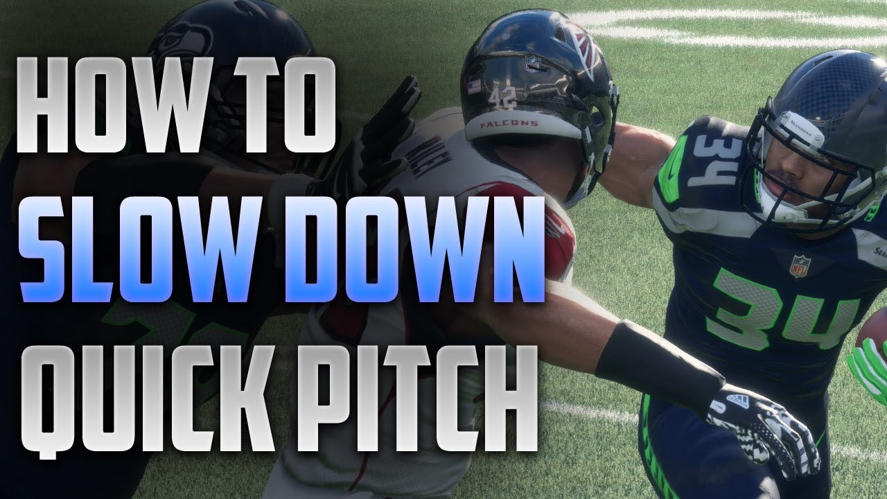 Madden 18 - How to Slow Down Quick Pitch
