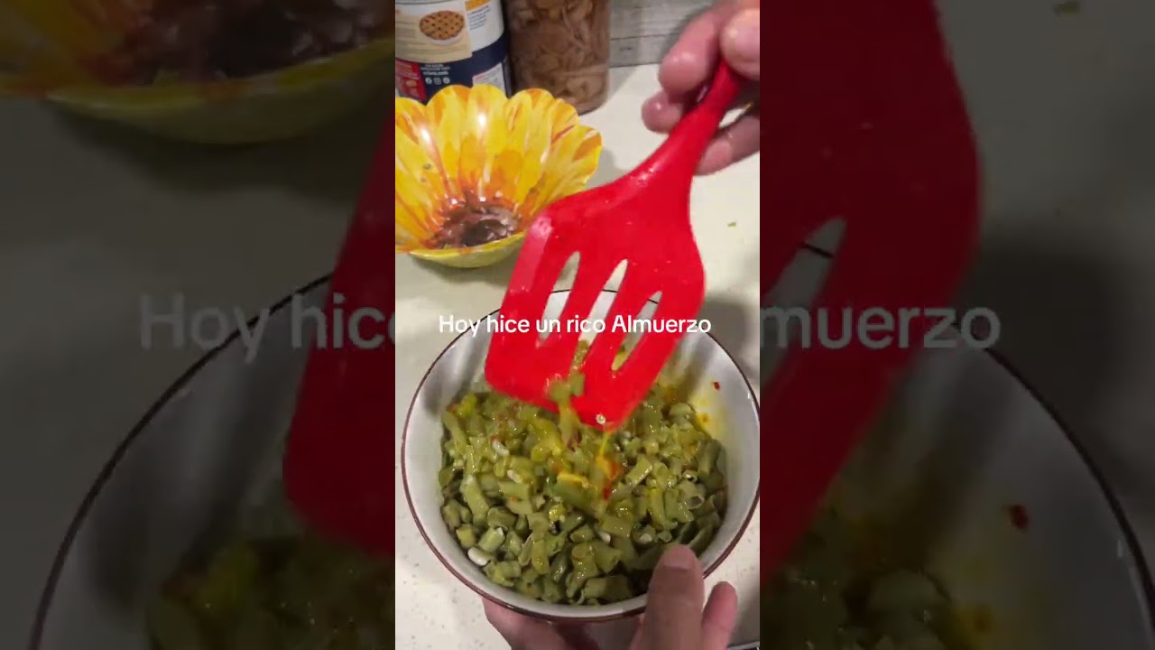 Haciendo un rico Almuerzo.
