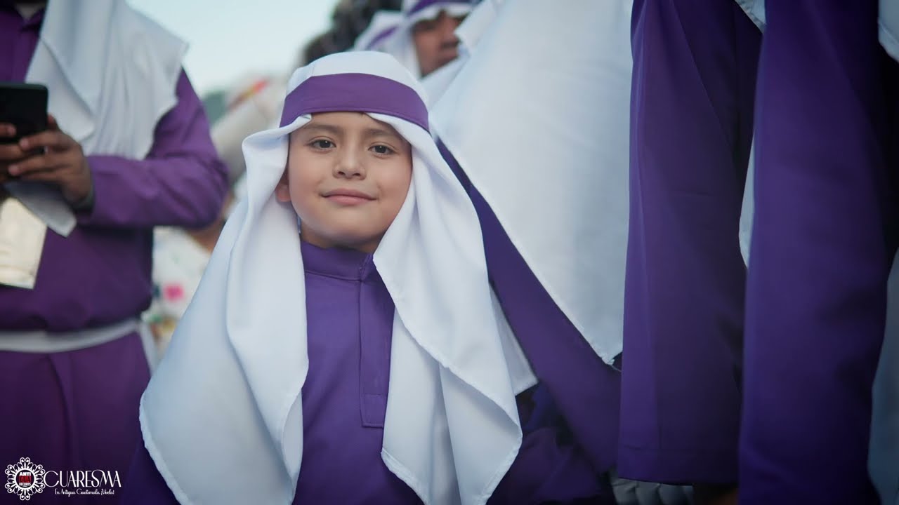 Domingo de Ramos 2025 - Procesión de Jesús Nazareno de la Merced de la Antigua Guatemala.