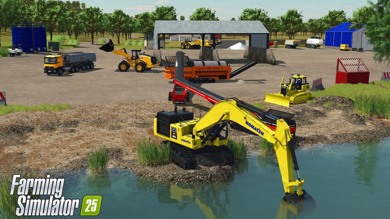 FS25 🚧 Portable Mining Material Production 🚧 Day 2 Trommel Testing 👷&zwj;♂️