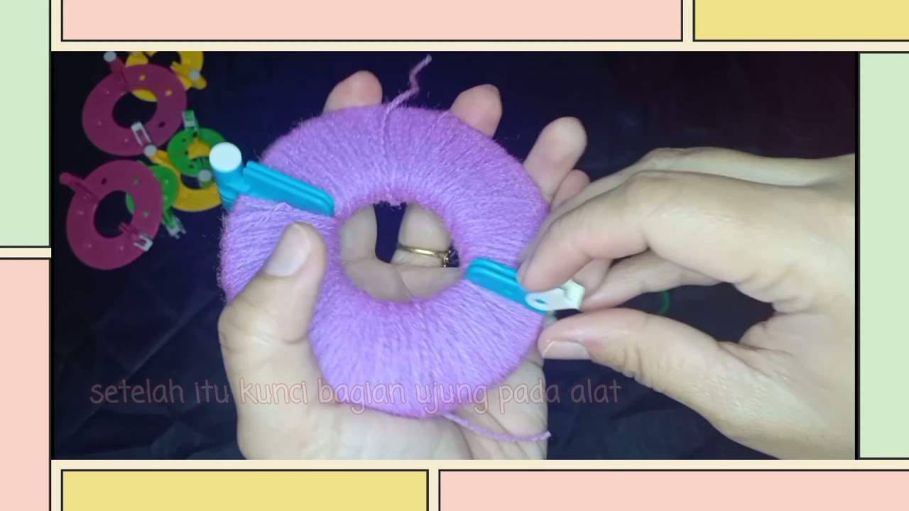 Cara menggunakan Pom-Pom Maker