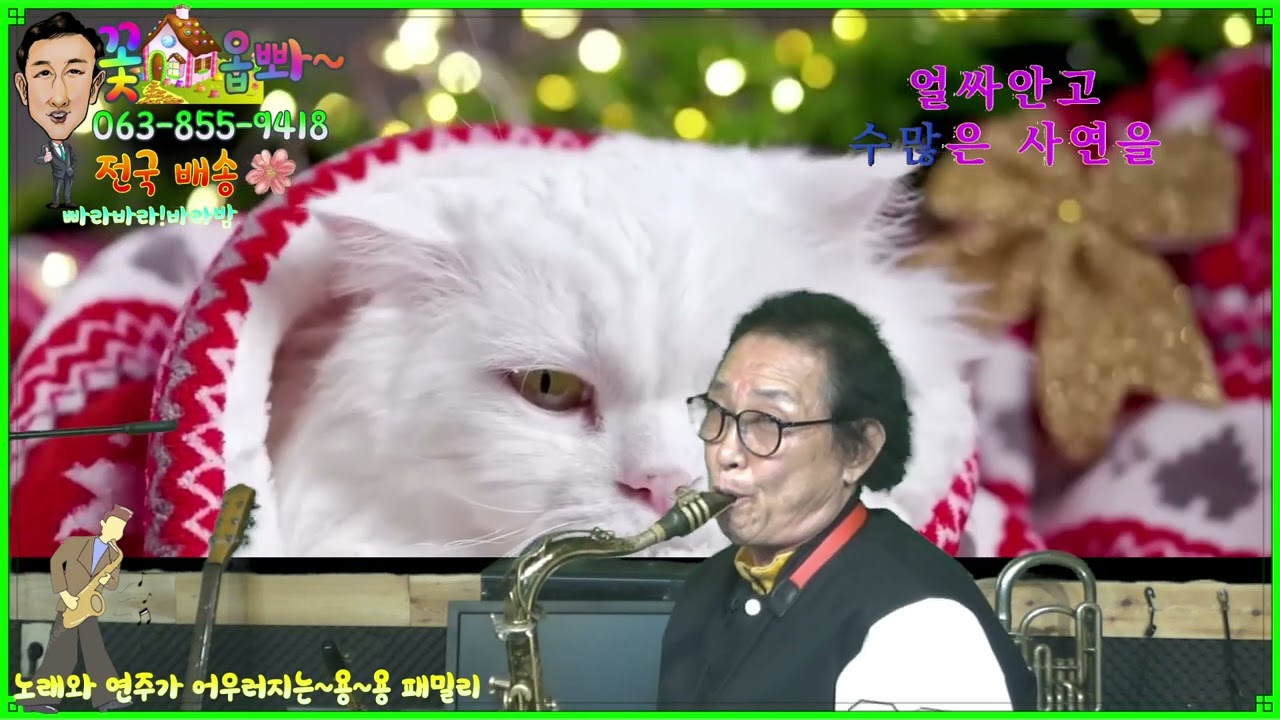 임선정가수 사랑배 커버 색소폰연주 꽃집오뽜