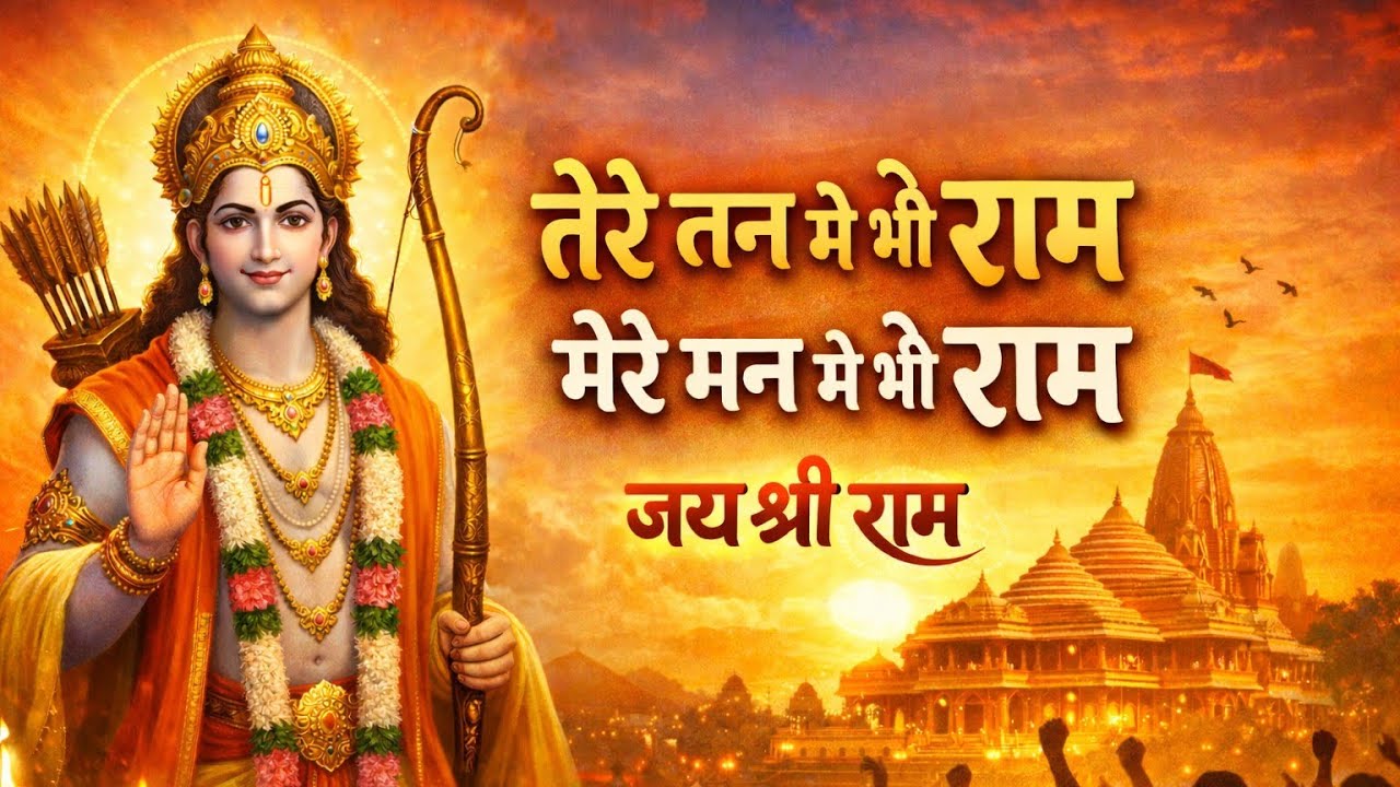 तेरे तन में भी राम मेरे मन में भी राम | Beautiful Ram Bhajan | Jai Shri Ram Song 2026