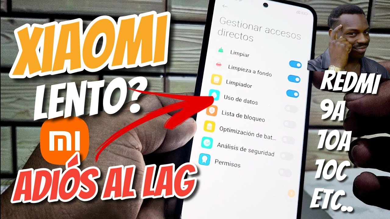 Soluci&oacute;n Mi Xiaomi Note 12 Redmi 9a Redmi 10a esta lento hazlo m&aacute;s r&aacute;pido &iexcl;ADIOS AL LAG!