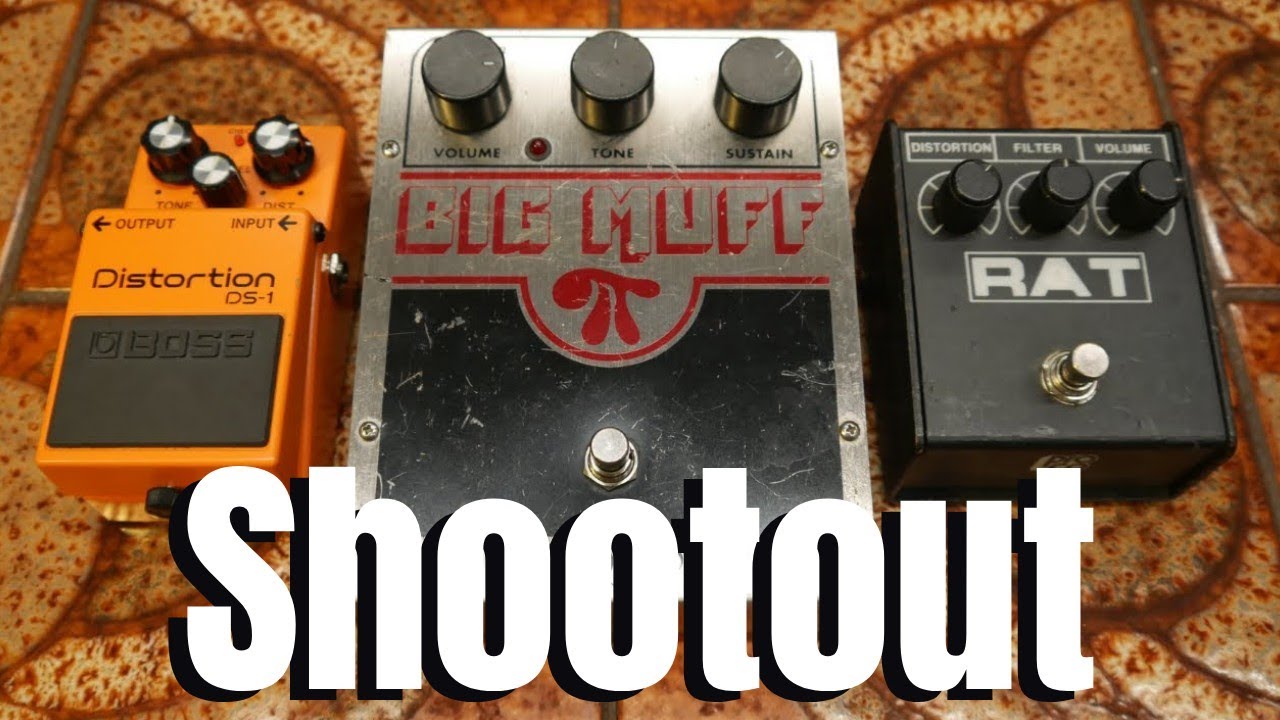 Boss DS-1 против EHX Big Muff против ProCo Rat