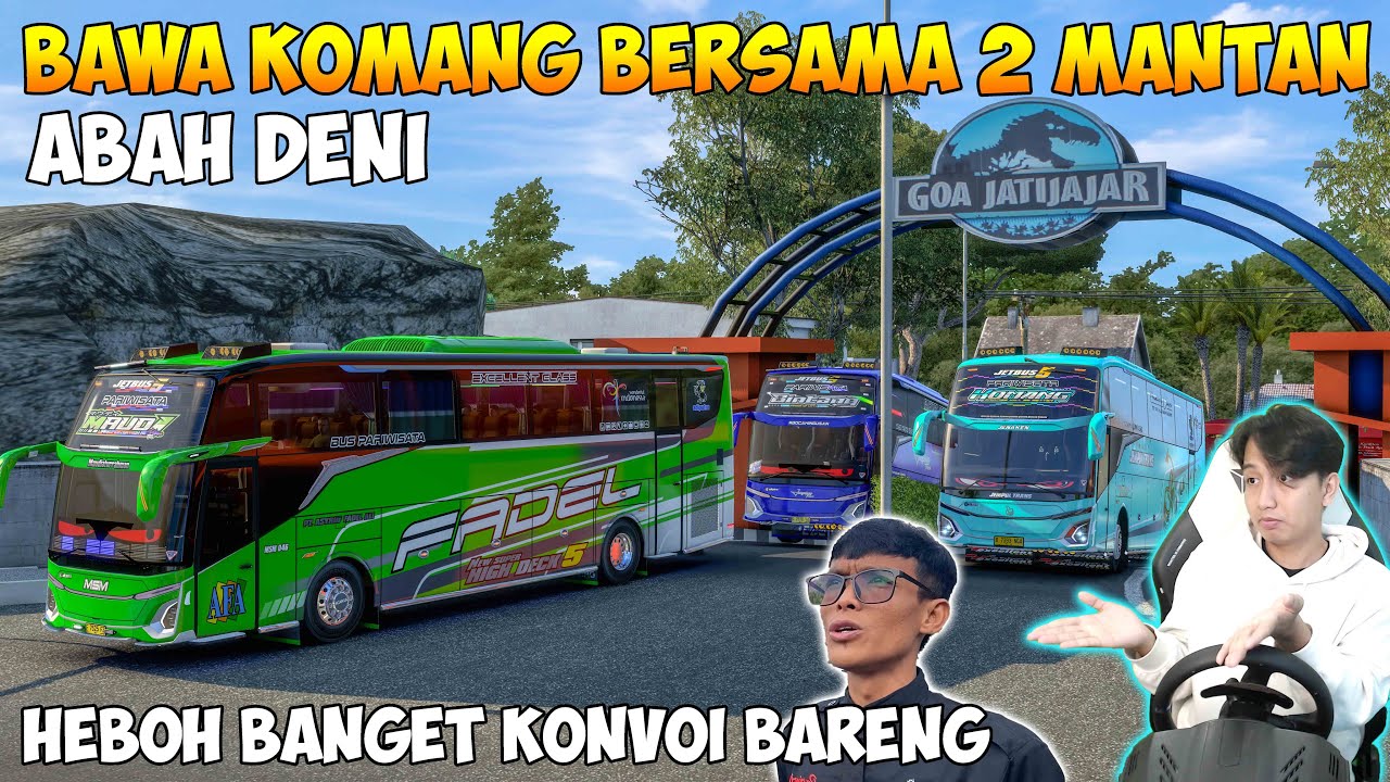 BAWA KOMANG BERSAMA 2 MANTAN ABAH DENI MAUDI DAN BILQIS !! KONVOI BARENG KE GOA JATI JAJAR