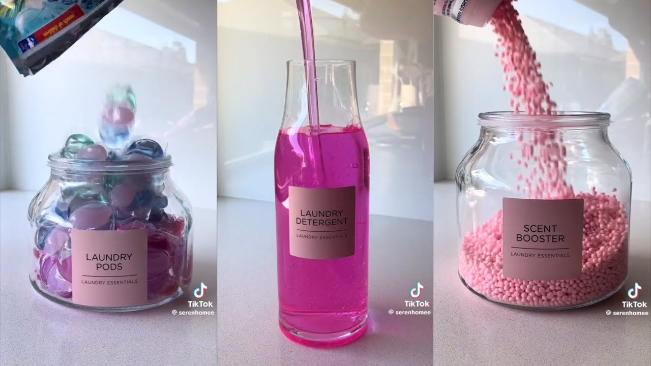 ASMR Laundry Refill and Restock TikTok Compilation pt. 26 🧺✨