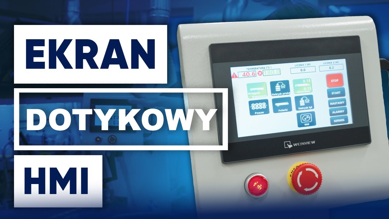 Co potrafi Panel Operatorski HMI w Okleiniarce?