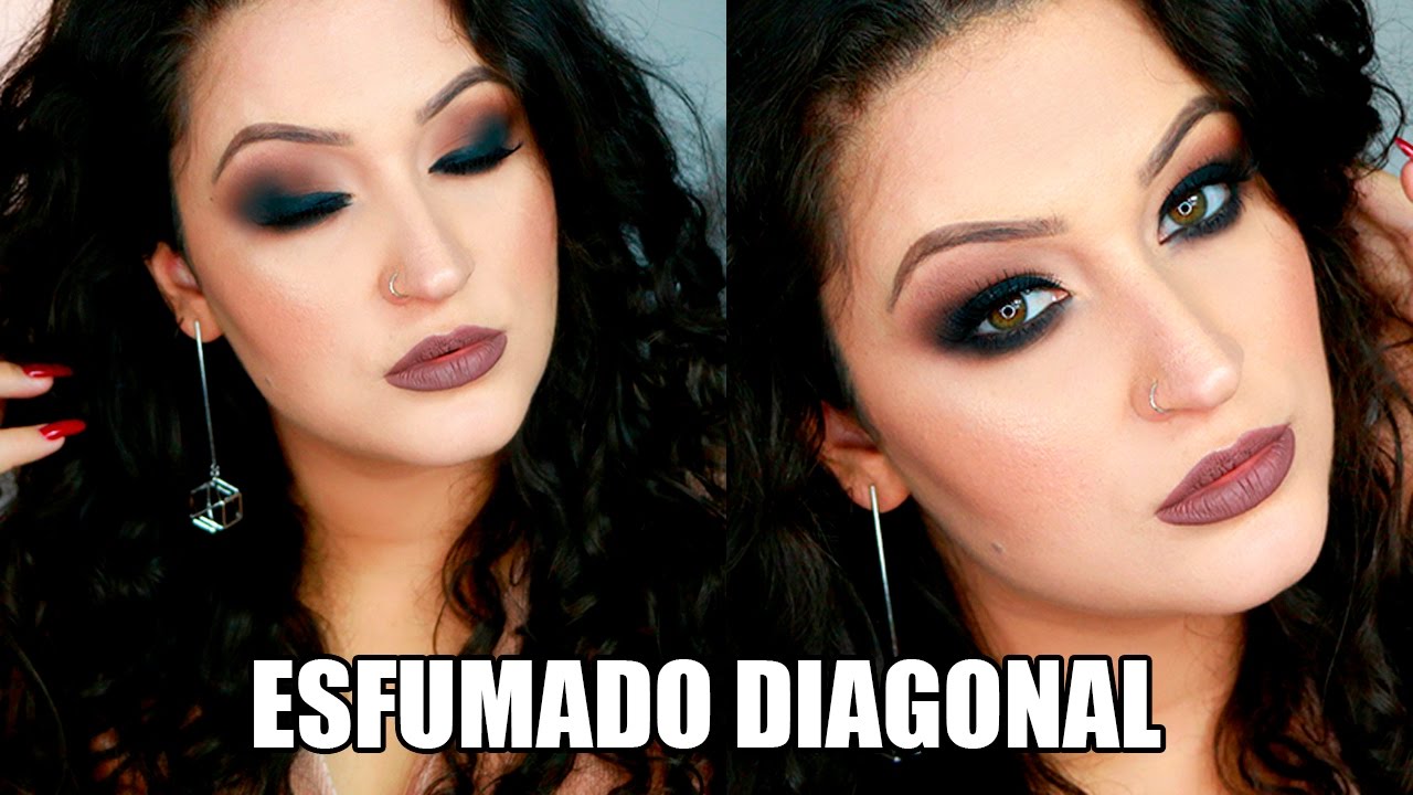 Esfumado Diagonal - Maquiagem Outono Inverno