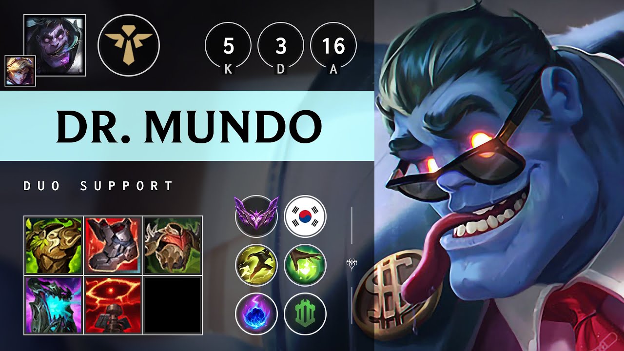Dr. Mundo Support vs Pyke - KR Master Patch 25.13