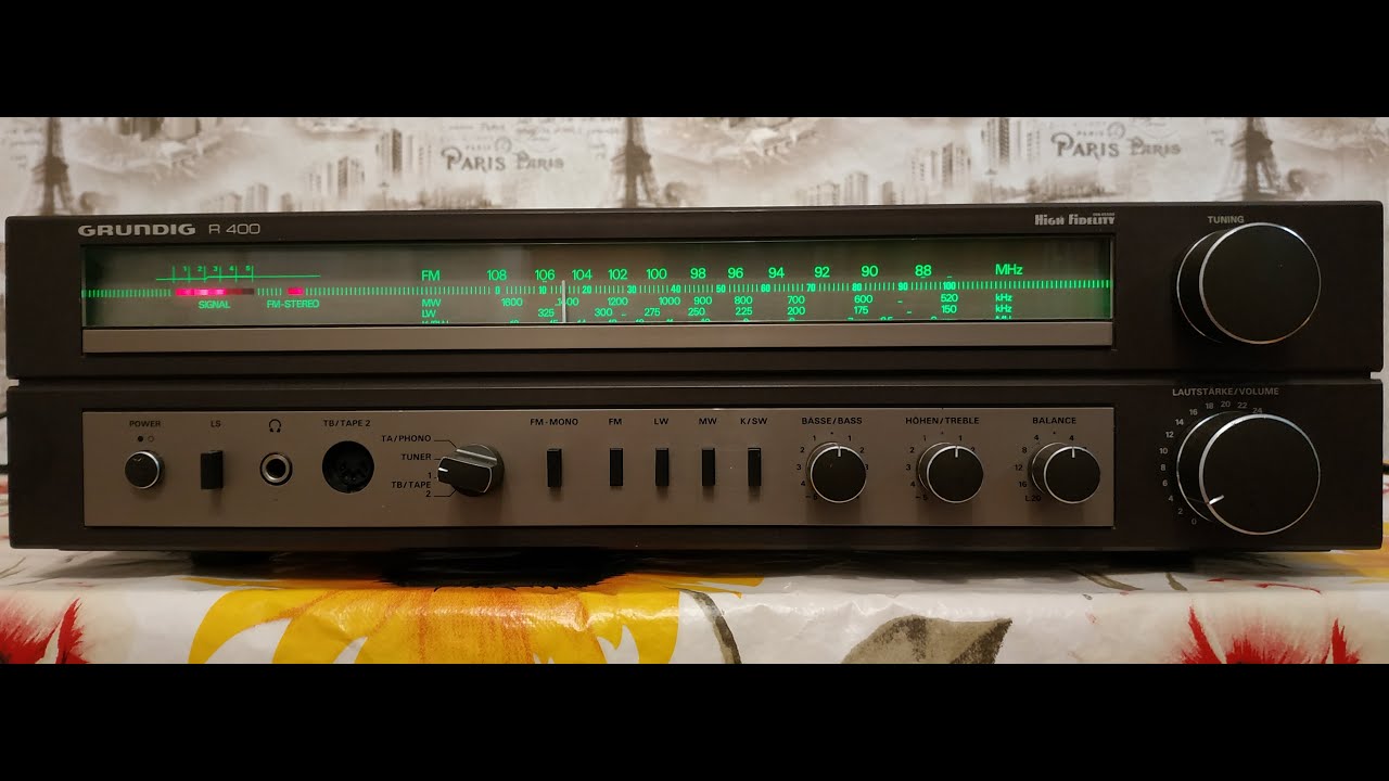 GRUNDIG R 400 AM/FM Stereo Receiver