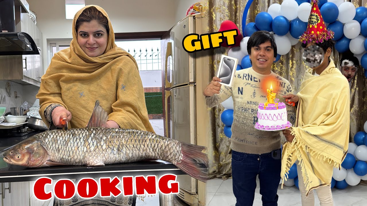 Surprise Your Family Member With a Birthday 😍 Mami Ny Big Fish Cooking Ki 🐠