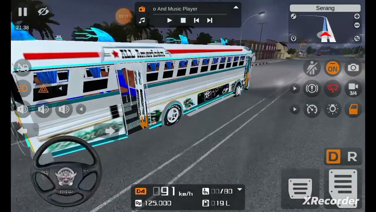 bus Lucía ruta 117 para  bus simulatoridonencia