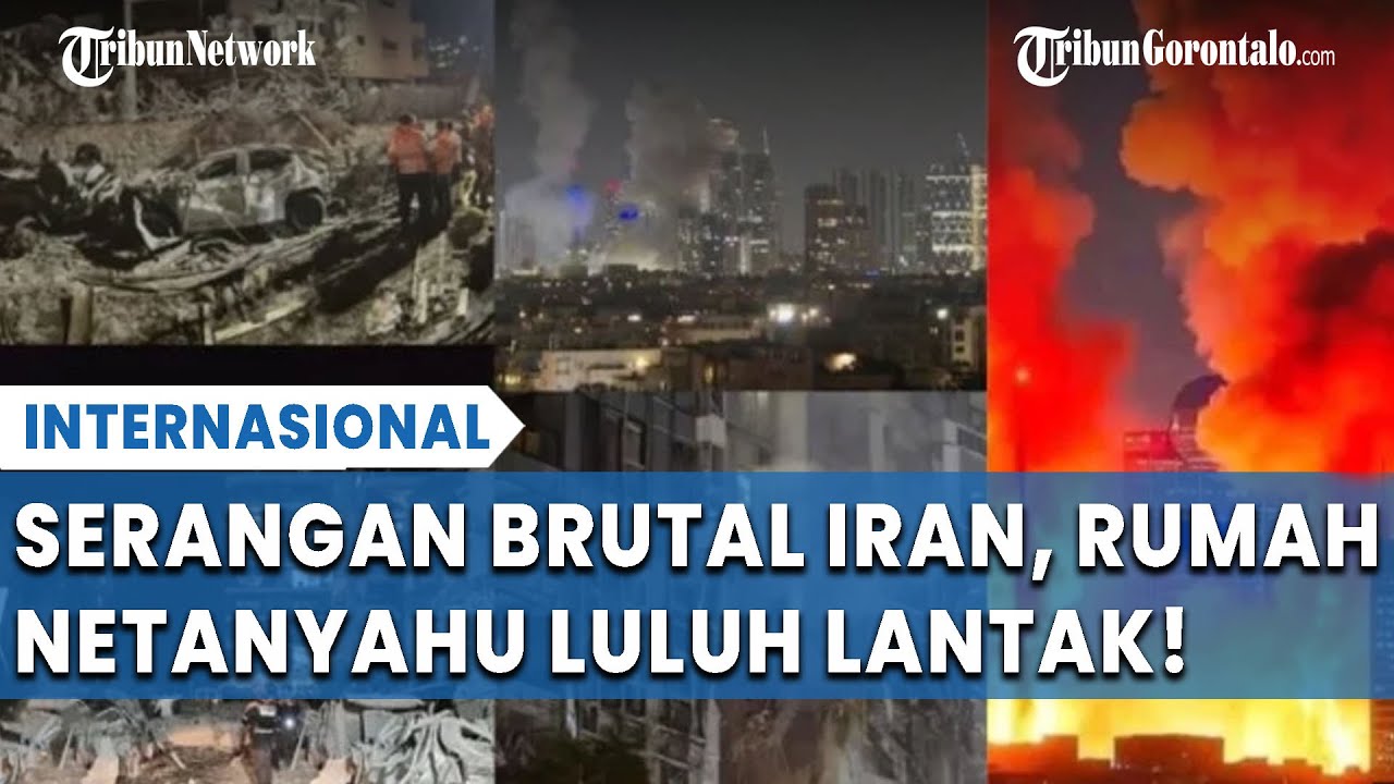IRAN MENGGILA! Rumah Netanyahu di Caesarea Digempur, Pembangkit Listrik Raksasa Luluh Lantak Dibom!