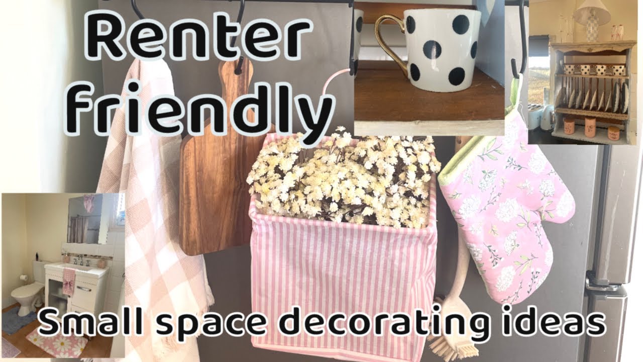 RENTER FRIENDLY SMALL SPACE DECOR IDEAS 2025 | MUST TRY IDEAS FOR RENTERS WITH LIMITED SPACE
