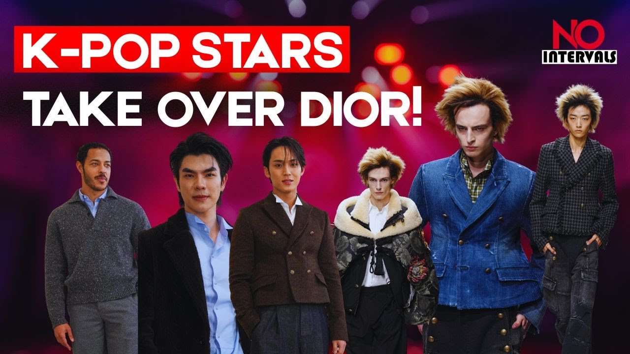 K-Pop Stars Ignite Dior Menswear Paris Show | Entertainment News | No Intervals