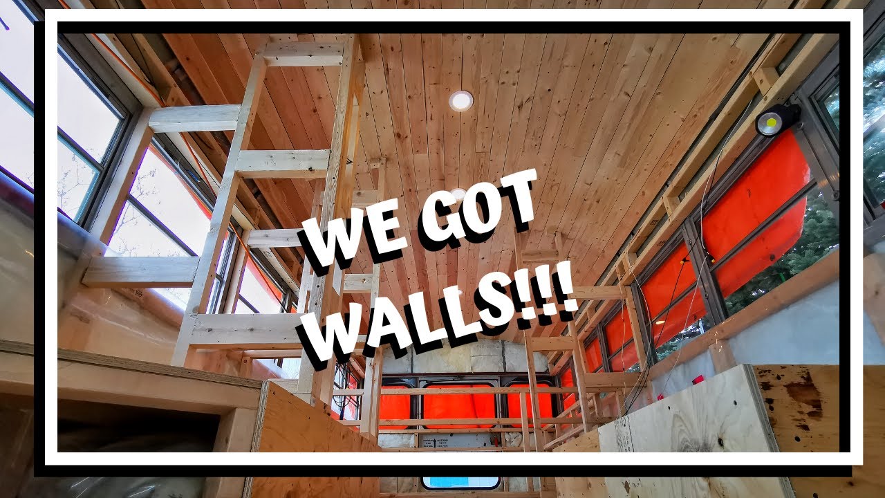 How to Frame Walls - Bus Conversion Ep. 18