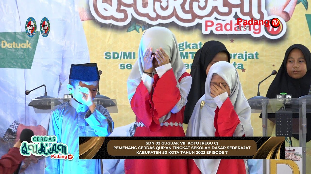 LIVE : Cerdas Qur'an Tingkat Sekolah Dasar Sederajat Kabupaten Lima Puluh Kota Tahun 2023 Episode  7