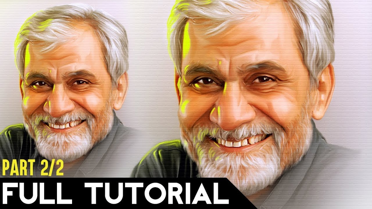 Digital Art Smudge paint Tutorial part 2/2 Photoshop CC - Nandhan Arts | MutualGrid