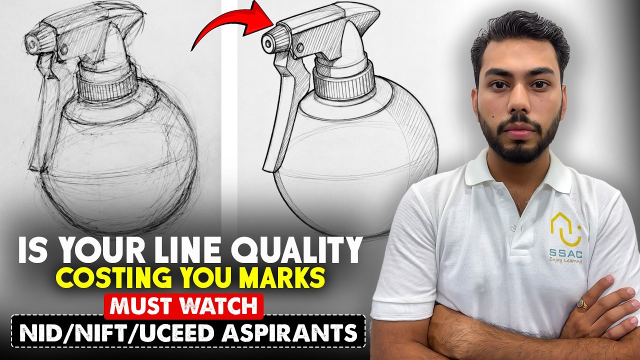 Is Your Line Quality Ruining Your Drawings? | NID, NIFT & UCEED Drawing Tips
