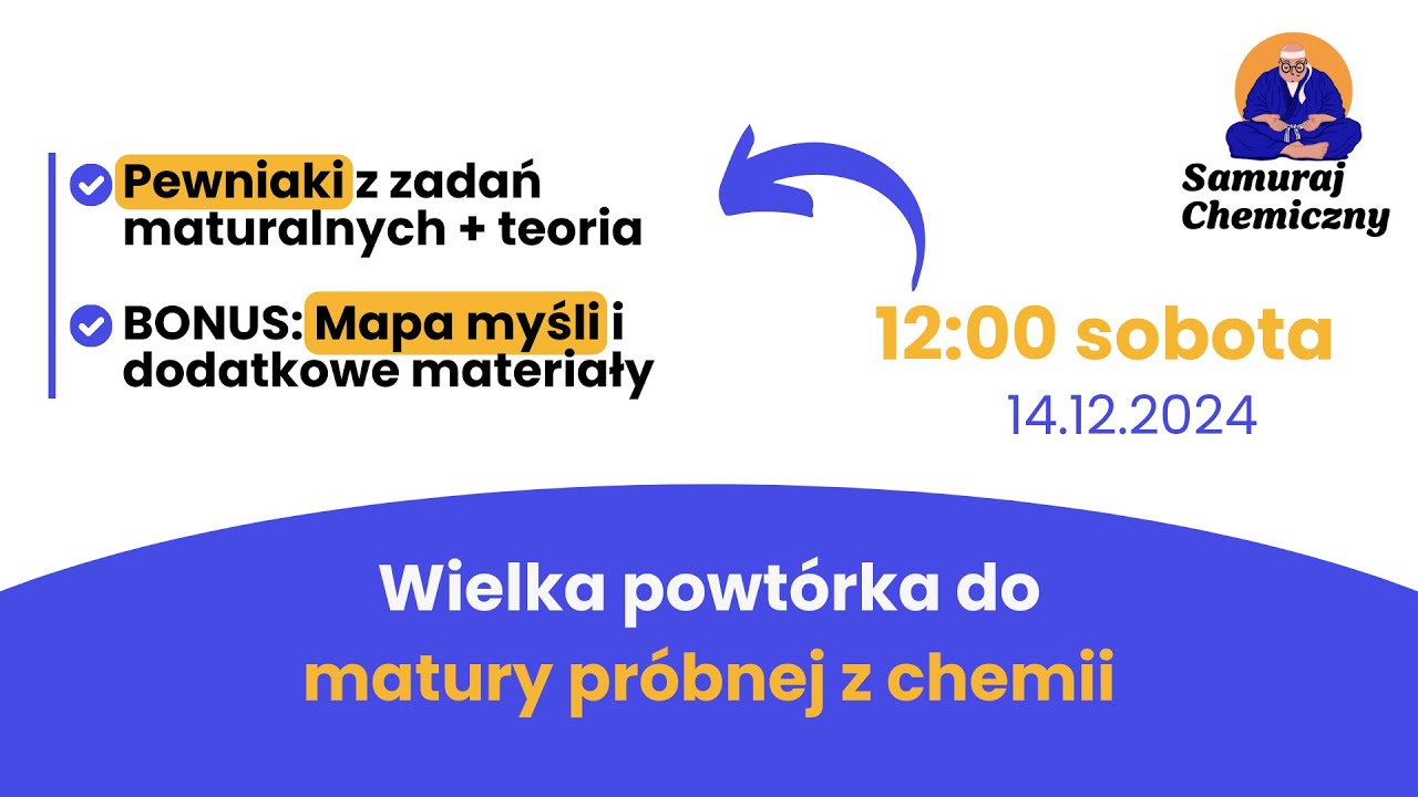 Wielka powtórka przed próbną maturą z chemii