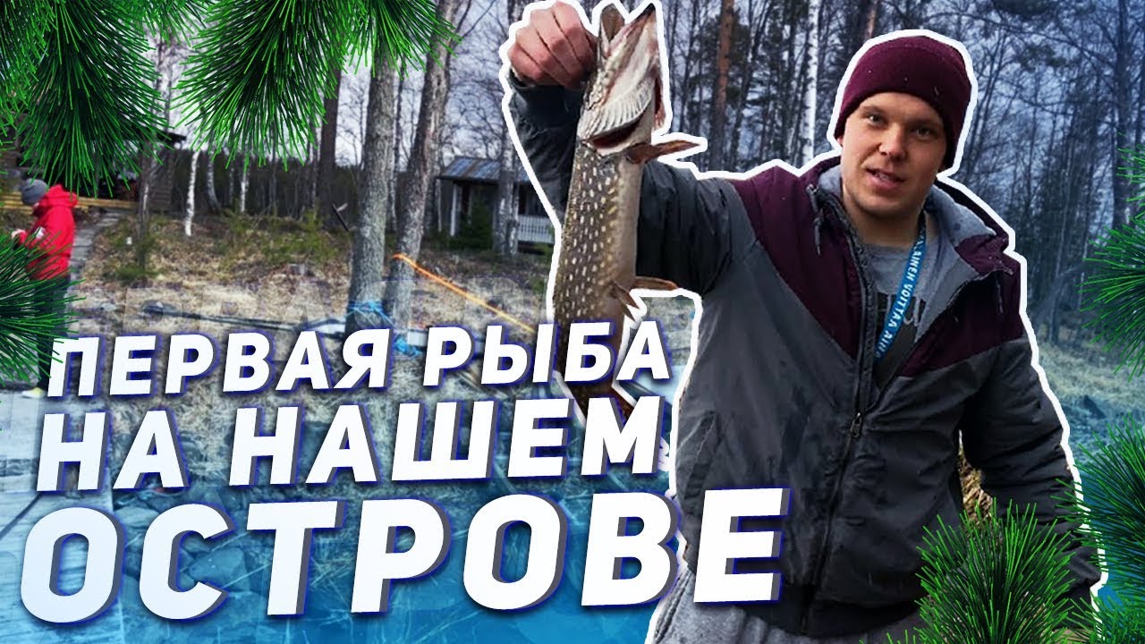 Наш Остров: Приехали на дачу и поймали рыбу Финским способом.