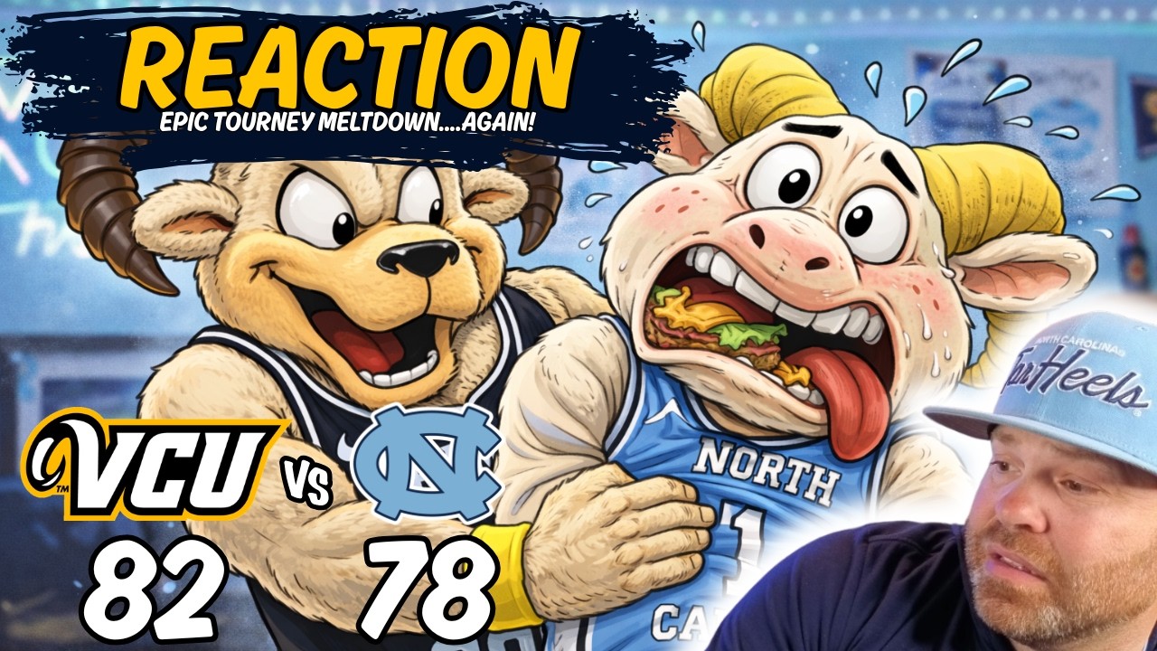 (6) North Carolina COLLAPSES against (11) VCU | ANOTHER Tourney Meltdown For Carolina