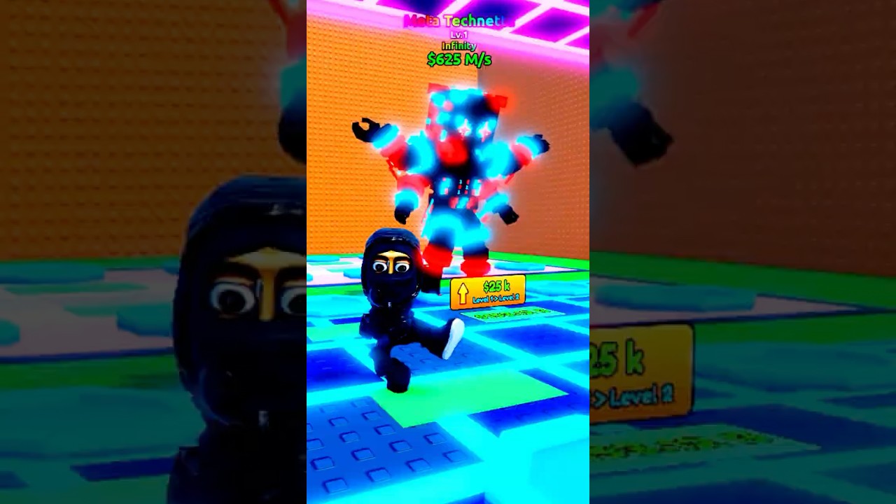 I Got Rarest Infinity Meta Technetta in Escape Tsunami for Brainrots 🤩😱#roblox #usa #brainrots