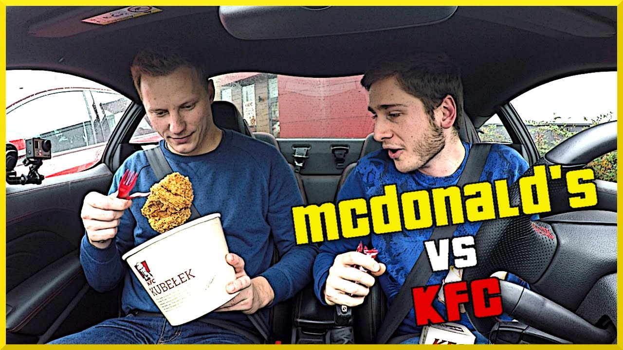 MCDONALD'S VS KFC ROULETTE CHALLENGE (z Kicksterem)